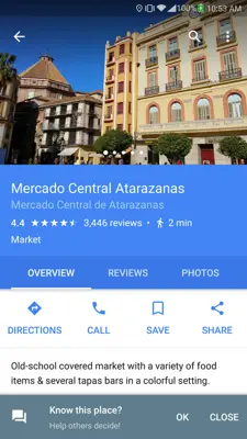 Google Maps android App screenshot 3