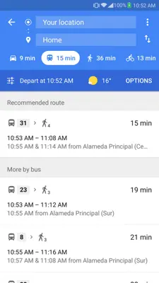 Google Maps android App screenshot 5